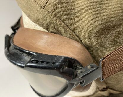 USAAF Type A-9 Light Weight Flight Helmet w/ Goggles - Image 7