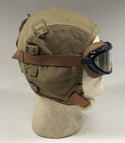 USAAF Type A-9 Light Weight Flight Helmet w/ Goggles - Image 10