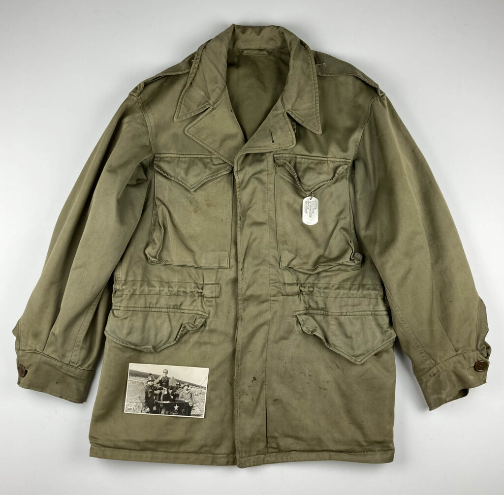 U.S. M-1943 Field Jacket w/ Dog Tag & Photograph of Soldier – (88th ...