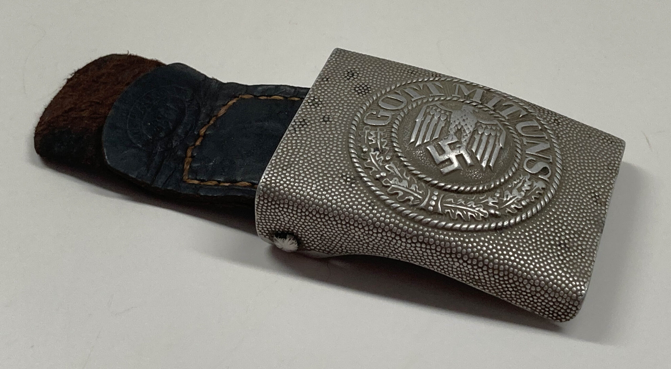 RARE Aluminum Heer (Army) EM/NCO Buckle – (B. Haarmann, Lüdenscheid)