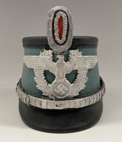 Named Municipal Police (Polizei) Tschako for Officer - by Erel