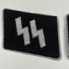 Waffen-SS Collar Tab Set in Bullion for Officer's - Image 2