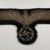 Early Uniform Removed Black Panzer Wrapper Eagle for Officer in Bullion