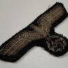 Early Uniform Removed Black Panzer Wrapper Eagle for Officer in Bullion - Image 6
