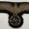 Early Uniform Removed Black Panzer Wrapper Eagle for Officer in Bullion - Image 3
