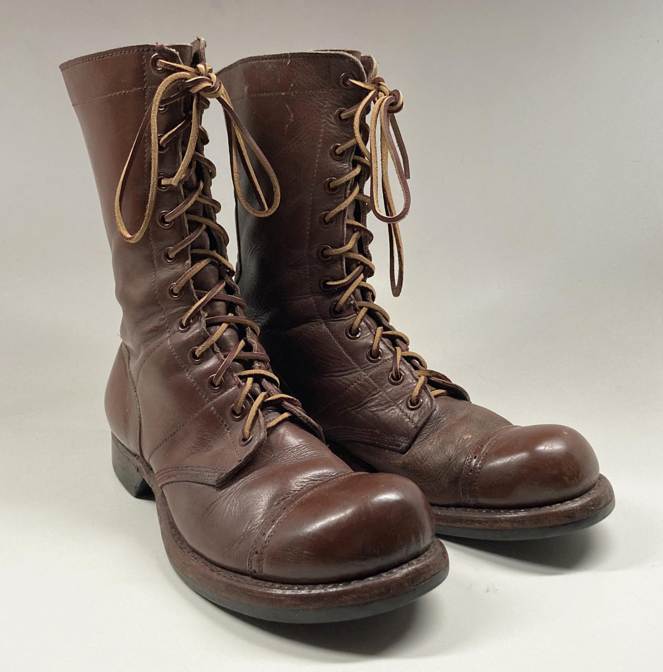 MINT Pair of WWII Era U.S Army Paratrooper Jump Boots - (Corcorans  Manufacturing Co.)