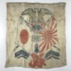 Large Japanese WWII "Off to War" Flag Cut Off - Image 6