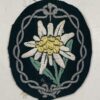 Gebirgsjäger EM/NCO Edelweiss Sleeve Patch - Uniform Removed