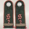 Early Uniform Removed Set of Panzer Schutzen Regiment “2” NCO Candidate Shoulder Boards