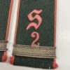Early Uniform Removed Set of Panzer Schutzen Regiment “2” NCO Candidate Shoulder Boards - Image 3
