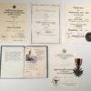 German Document/Medal Grouping to (70th Mechanical Artillery Division - Panzer Jager Regiment 342)