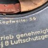 Untouched Luftschutz "Gladiator" Helmet w/ Name and Unit Info - Image 12