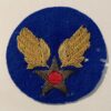 WWII U.S Army Air Force Sleeve Patch in Bullion - British Made