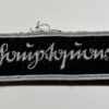 2nd Pattern Führerhauptquartier (Fuhrer Headquarters) Cuff Title - Uniform Removed