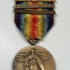 WWI U.S Victory Medal with Campaign 4 Clasps