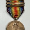 WWI U.S Victory Medal with Campaign 4 Clasps - Image 4