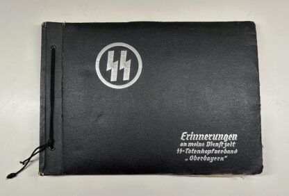 VERY RARE Photo Album for Member of (SS-Totenkopfverbände-Standarte 1 “Oberbayern”)