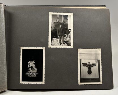 VERY RARE Photo Album for Member of (SS-Totenkopfverbände-Standarte 1 “Oberbayern”) - Image 34