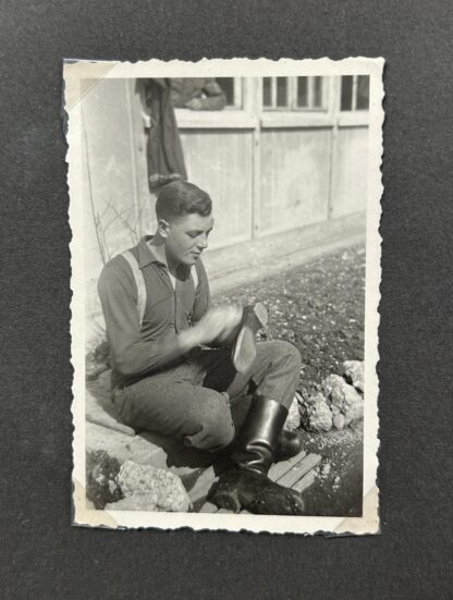 VERY RARE Photo Album for Member of (SS-Totenkopfverbände-Standarte 1 “Oberbayern”) - Image 48