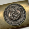 Early SA "Sun-Wheel" Swastika Belt Buckle - Image 2