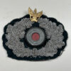 Heer (Army) Officer Bullion Visor Wreath w/ Cavalry Dragoon Traditions Pin
