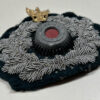 Heer (Army) Officer Bullion Visor Wreath w/ Cavalry Dragoon Traditions Pin - Image 2
