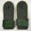 Set of Heer (Army) M40 Shoulder Boards - 115th Panzergrenadier Regiment