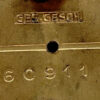 Large Sized NSDAP Member Golden Party Badge - (Identified) - Image 10