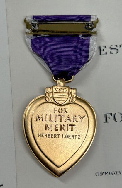 Incredible WWII U.S. Purple Heart Grouping to KIA Soldier - (264th Infantry Regiment 66th Division) - Image 4
