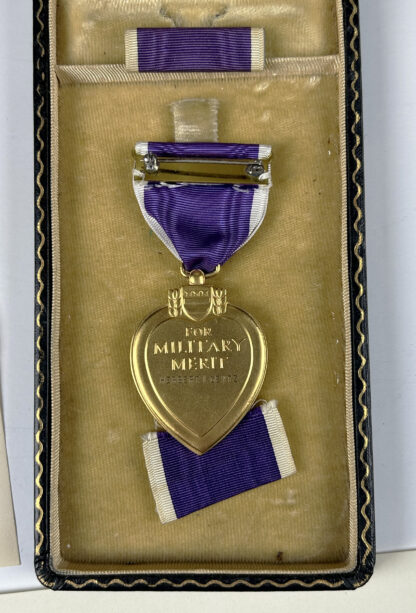 Incredible WWII U.S. Purple Heart Grouping to KIA Soldier - (264th Infantry Regiment 66th Division) - Image 3