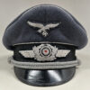 RARE Luftwaffe Officer "Double Marked Erel" Visor Cap by (Erel ‘Privat’)