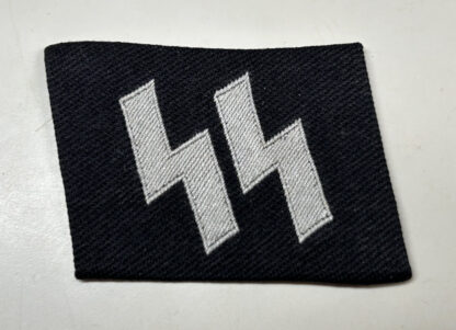MINT Waffen-SS EM/NCO Collar Tab in BeVo