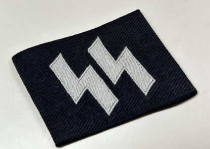 MINT Waffen-SS EM/NCO Collar Tab in BeVo - Image 2