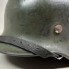 Luftwaffe M40 Helmet w/ 2 Tone Camouflage Paint - (Q64) - Image 2