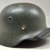Luftwaffe M40 Helmet w/ 2 Tone Camouflage Paint - (Q64) - Image 7