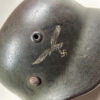 Luftwaffe M40 Helmet w/ 2 Tone Camouflage Paint - (Q64) - Image 3