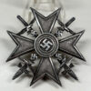 RARE Spanish Cross w/ Swords in Silver - (Paul Meybauer, Berlin)