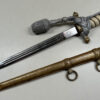 Kriegsmarine (Navy) Officer Dagger w/ Double Etched Blade - (Paul Weyersberg, Solingen)