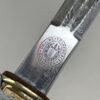 Kriegsmarine (Navy) Officer Dagger w/ Double Etched Blade - (Paul Weyersberg, Solingen) - Image 9