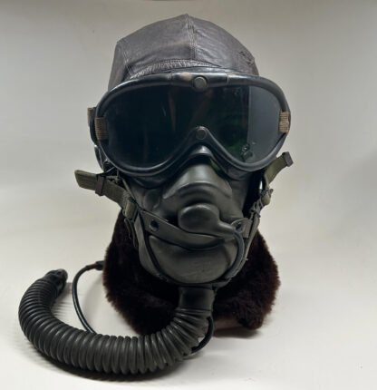 Complete WWII U.S. Army Flight Helmet Set for Fighter Pilot - Image 11