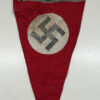 Double Sided NSDAP Pennant w/ Blue and Black String