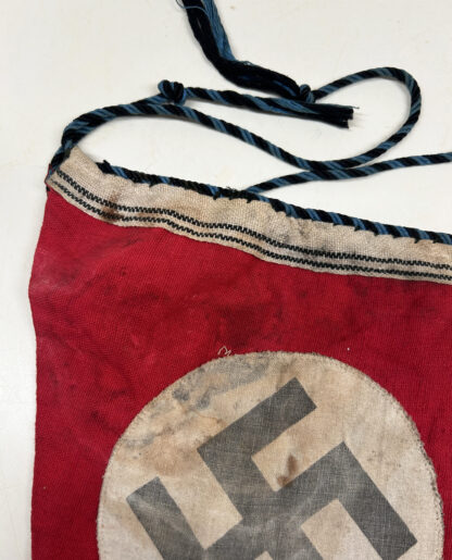 Double Sided NSDAP Pennant w/ Blue and Black String - Image 3