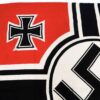 Large Navy (Kriegsmarine) Marked Battle Flag ‘Kriegsflagge’ 3m×5m - Image 3