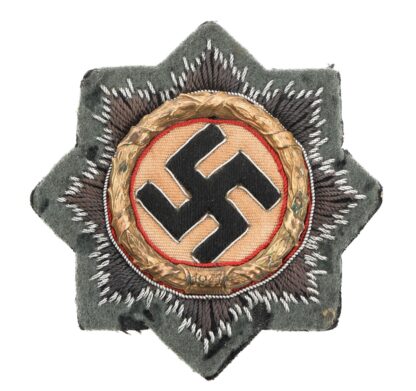 Cloth Heer/Waffen-SS German Cross in Gold (DKIG) - (Hermann Schmuck & Cie)