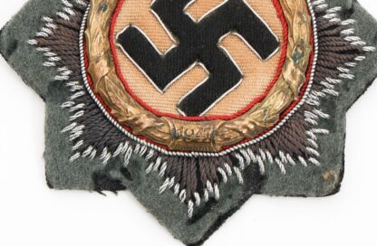 Cloth Heer/Waffen-SS German Cross in Gold (DKIG) - (Hermann Schmuck & Cie) - Image 4