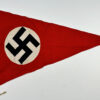 Large NSDAP Pennant w/ Original Rope Ties