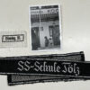 Amazing Flatwire SS-Schule Tölz Cufftitle w/ Items and SS Officer Identification