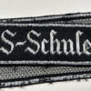 Amazing Flatwire SS-Schule Tölz Cufftitle w/ Items and SS Officer Identification - Image 8