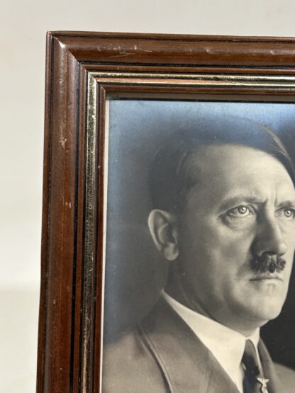 VERY RARE Heinrich Hoffmann Post Card w/ Original Signature of Adolf Hitler - Image 2