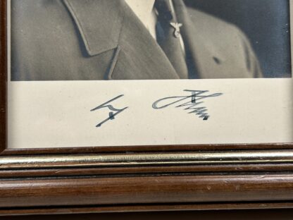 VERY RARE Heinrich Hoffmann Post Card w/ Original Signature of Adolf Hitler - Image 4